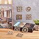 14Pcs 7 Style Laser Cut Wooden Wall Sculpture(WOOD-GF0001-76)-7