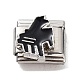 Piano 304 Stainless Steel Enamel Connector Charms(STAS-L023-007C)-1