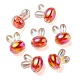 UV Plating Rainbow Iridescent Acrylic Beads(PACR-E001-05D)-1