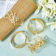 4Pcs Leaf Iron Cuff Bangles(BJEW-SP0001-15G)-3