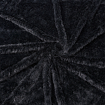 1 Yard Polyester Plush Fabric, Carpet Pillow Accessories, Black, 1550mm(DIY-PH0028-91C)