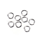 Tarnish Resistant 304 Stainless Steel Open Jump Rings, Round, Stainless Steel Color, 4x0.8mm, 20 Gauge, Inner Diameter: 2.4mm(A-STAS-D448-097P-4mm)