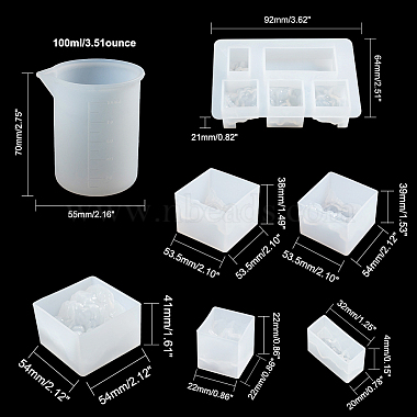 Olycraft DIY Resin Casting Molds Kits(DIY-OC0001-60)-3