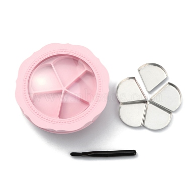 Plastic Empty Eyeshadow Case Box(AJEW-WH0258-346)-1