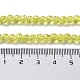 Chapelets de perles en verre craquelé peints à la bombe(CCG-Q001-4mm-04)-3