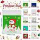 200Pcs 10 Style Christmas Theme Plastic Bakeware Bag(OPP-TA0001-05)-3