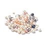 Shell Pearl Beads, Oval, Mixed Color, 6~10x3~10x2.5~10mm, Hole: 0.6~1mm