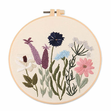 Mixed Color Cloth Embroidery Kits