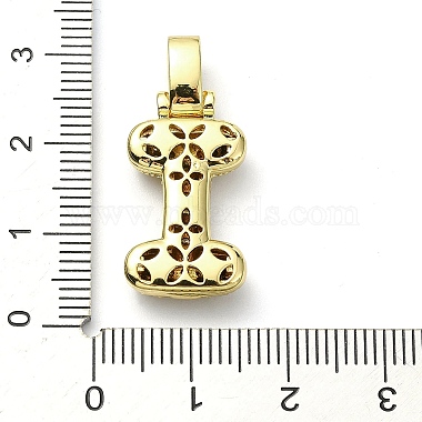 pendentifs en laiton zircon cubique transparent(KK-M279-01G-I)-3