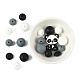 40pcs 10&nbsp;styles de perles de silicone(SIL-FS0001-27B)-2