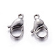 304 Stainless Steel Lobster Claw Clasps(X-STAS-AB19)-2