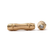 Ion Plating(IP) 304 Stainless Steel Beads, Bamboo Stick, Golden, 13.5x3.5mm, Hole: 1.8mm(STAS-C059-02G)