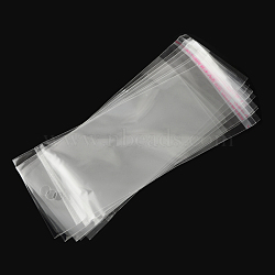 OPP Cellophane Bags, Rectangle, Clear, 17.5x7cm, Hole: 8mm, Unilateral Thickness: 0.035mm, Inner Measure: 12x7cm(OPC-S014-01)