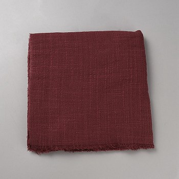 Cotton Insulation Pad, Restaurant Western Placemat, Dark Red, 410~420x410~420x0.5mm