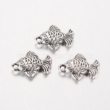 Antique Silver Fish Alloy Charms