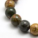 Round Natural Picasso Beads Strands(G-P062-64)-3