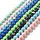 Synthetic Turquoise and Sea Shell Assembled Beads Strands(G-D482-01C)-1