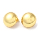 Rack Plating Brass Half Round Stud Earrings(EJEW-Q766-07G)-1