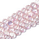 Electroplate Transparent Glass Beads Strands(EGLA-Q125-001B)-1