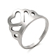 Non-Tarnish 201 Stainless Steel Finger Rings(RJEW-G278-24P)-1