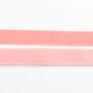 1/4 inch Single Face Velvet Ribbon, Light Salmon, 1/4 inch(6.5mm), about 200yards/roll(182.88m/roll)(OCOR-R019-6.5mm-014)