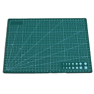A5 Plastic Cutting Mat, Cutting Board, for Craft Art, Rectangle, Teal, 14.8x21cm(WG45171-06)
