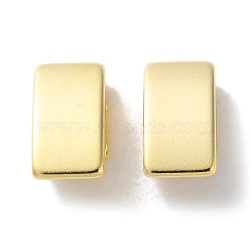 Brass Watch Band Clasps, Cadmium Free & Lead Free, Rectangle, Real 24K Gold Plated, 10x5.5x5mm(KK-F880-21B-G)