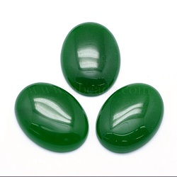 Natural Malaysia Jade Cabochons, Oval, 40x30x7.5~8mm(X-G-P393-I19)