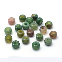 Natural Indian Agate Beads, Rondelle, 8x5~6mm, Hole: 3mm(G-K216-04B)