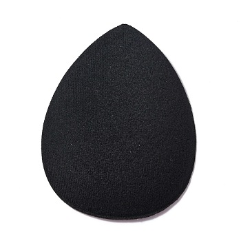 EVA Cloth Teardrop Fascinator Hat Base for Millinery, Black, 127x100x5mm