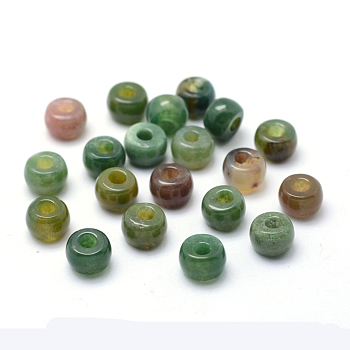 Natural Indian Agate Beads, Rondelle, 8x5~6mm, Hole: 3mm