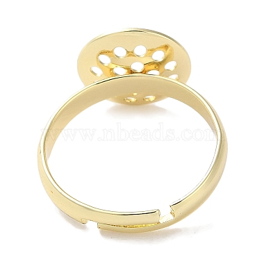 Rack Plating Adjustable Brass Sieve Ring Settings(KK-F090-07LG)-3