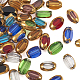 Pandahall 80 pièces 8 couleurs galvanoplastie brins de perles de verre(EGLA-TA0001-21)-2