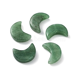 Natural Green Aventurine Beads, Half Moon, 16x11~12x4~4.5mm, Hole: 1~1.2mm(G-NH0001-01B)