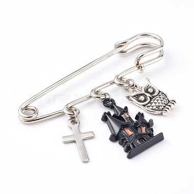 Iron Safety Brooch for Halloween(JEWB-BR00048-01)-2