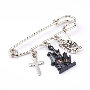 Broche de sécurité en fer pour halloween(JEWB-BR00048-01)-2