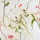кружевная ткань из полиэстера с цветочным узором и вышивкой(DIY-WH0304-946)-1