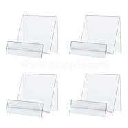 Acrylic Displays, for Book/Mobile Phone Display, Clear, 7x5.5x6.8cm(ODIS-WH0005-11)