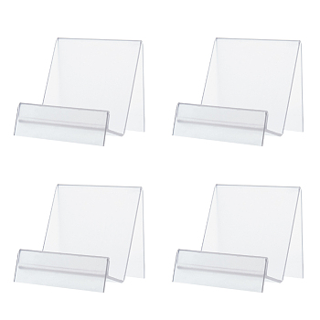 Acrylic Displays, for Book/Mobile Phone Display, Clear, 7x5.5x6.8cm