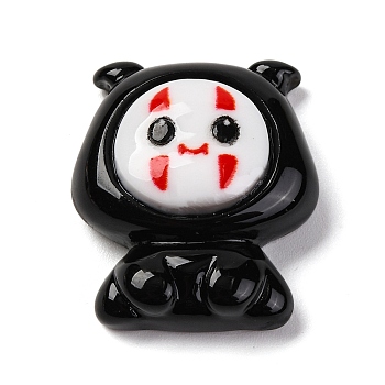 Halloween Theme Cartoon Resin Decoden Cabochons, Human, 26x22.5x9mm