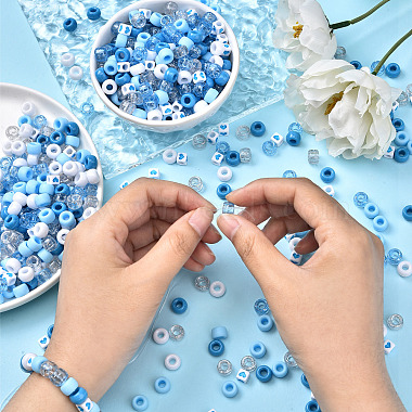 720Pcs 6 Styles Plastic & Acrylic Beads(KY-YW0001-77)-5