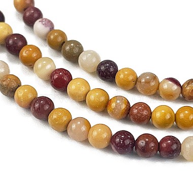 Natural Mookaite Beads Strands(G-M438-A05-01)-3