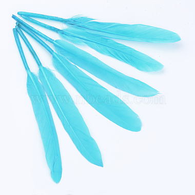 Deep Sky Blue Feather Ornament Accessories