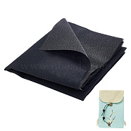Fusible Cut Away Stabilizer, Backing Interlining for Machine Embroidery, Black, 1000~1130x1000~1030mm, 1 sheet/bag(DIY-WH0056-35A)