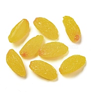 Fruit Opaque Resin Decoden Cabochons, Grape, 16.5x8x7mm(RESI-H156-01-08)