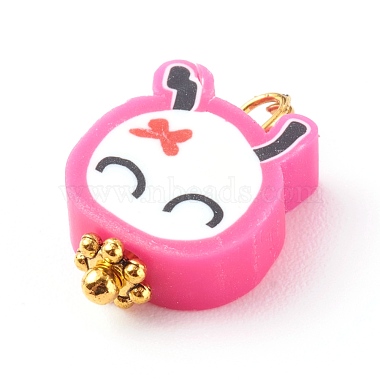 Polymer Clay Charms(PALLOY-JF00681)-3