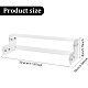 Supports d'affichage pour figurines en acrylique transparent assemblés à 2 niveaux(ODIS-WH0002-50A)-2