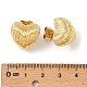 Brass Heart Stud Earrings(EJEW-F389-22G)-5