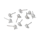 Brass Ball Post Ear Studs(X-EC254)-3