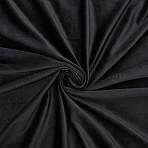 Velvet Cloth Sofa Fabric, Flat, Black, 145cm(DIY-WH0056-48C)